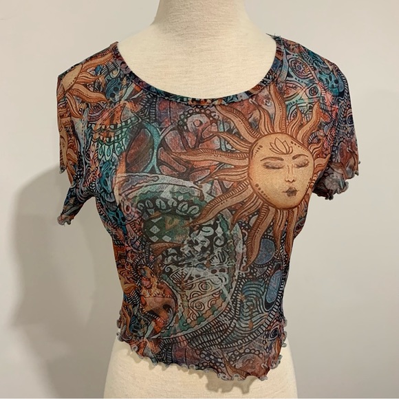 Y2k Mesh Top - Picture 1 of 4